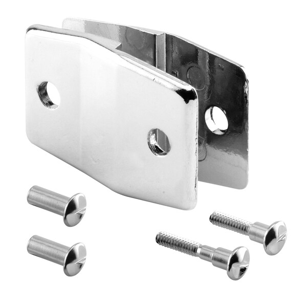 Alcove Clips, 1/4 in. Offset, Zinc Alloy (Cast Zamak), Chrome Plated (1 Pair)